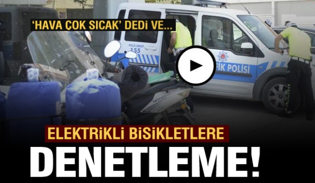 Isparta'da elektrikli bisikletler ve motosikletler denetleniyor!