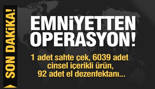 Isparta'da emniyetten 7 ayrı operasyon! 