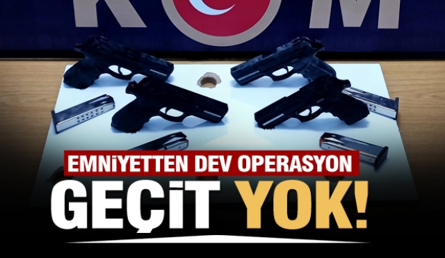 Isparta'da emniyetten dev operasyon!