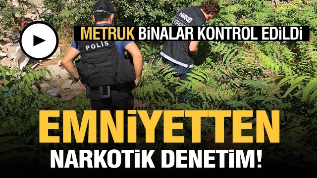 Isparta'da emniyetten narkotik denetim!