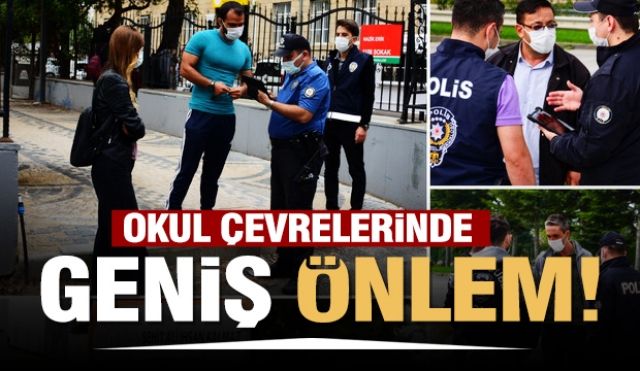 Isparta'da emniyetten okul çevrelerinde geniş güvenlik çemberi