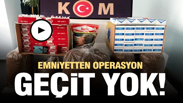 Isparta'da emniyetten operasyon! Suça geçit yok!