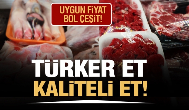 Isparta'da  en taze et ürünleriyle Türker Kasap