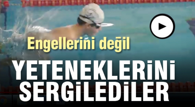 Isparta'da Engellerini Değil Yeteneklerini Sergilediler