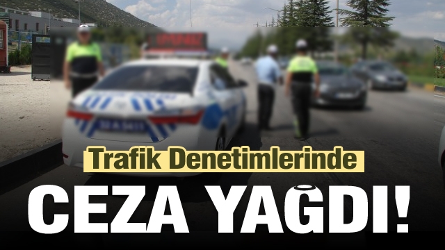 Isparta'da  etkin trafik denetimleri yapılıyor!