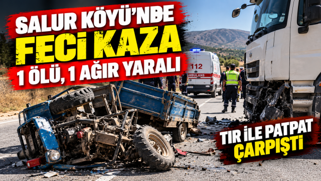 Isparta'da feci kaza: 1 ölü, 1 ağır yaralı