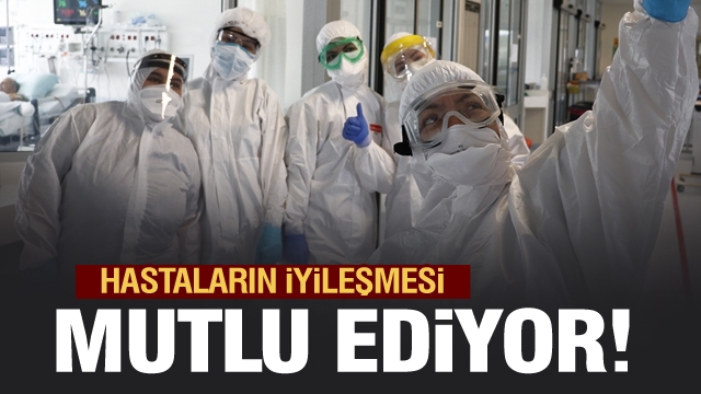 Isparta'da fedakarca çalışan hemşireler...