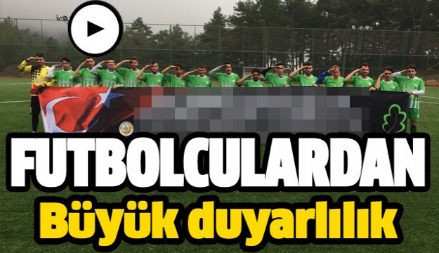 ISPARTA'DA FUTBOLCULARDAN MEHMETÇİK DUYARLILIĞI