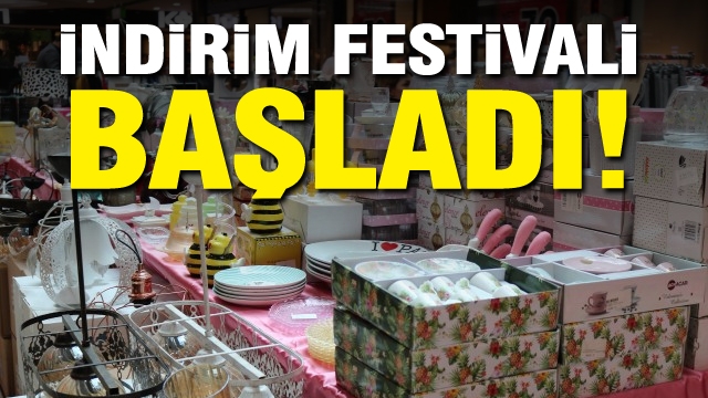 Isparta'da Geleneksel ​İndirim Festivali Başladı