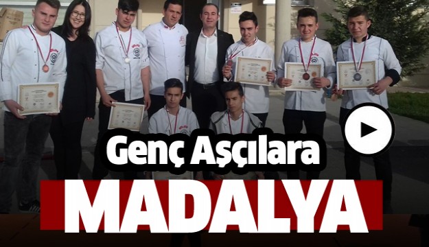 Isparta'da Genç aşçılara madalya  