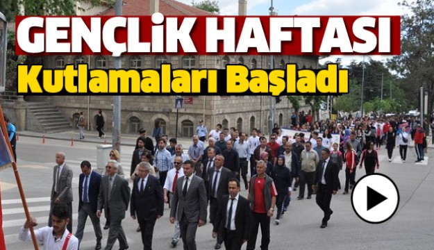 ISPARTA'DA GENÇLİK HAFTASI KUTLAMALARI BAŞLADI