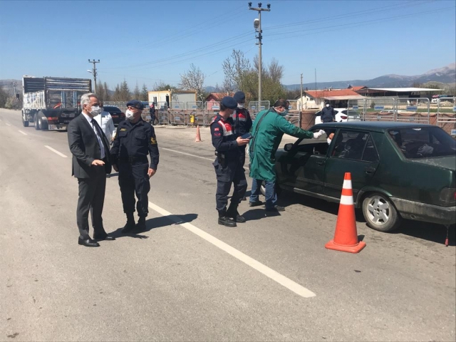 Isparta'da giriş çıkış yolları  7/24 denetleniyor
