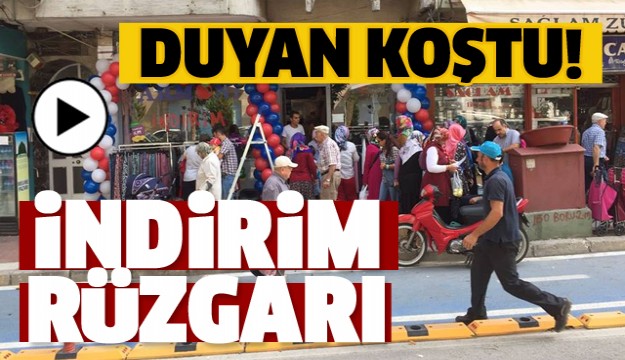 ISPARTA'DA GİYİMDE İNDİRİM RÜZGARI