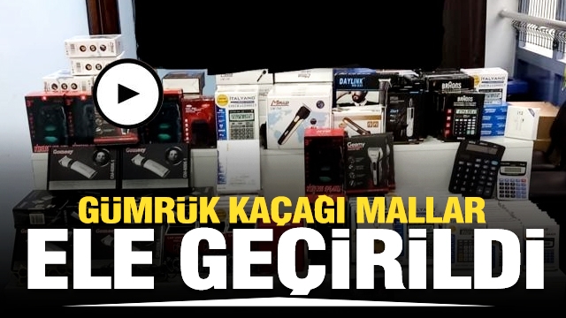 Isparta'da gümrük kaçağı mallar ele geçirildi