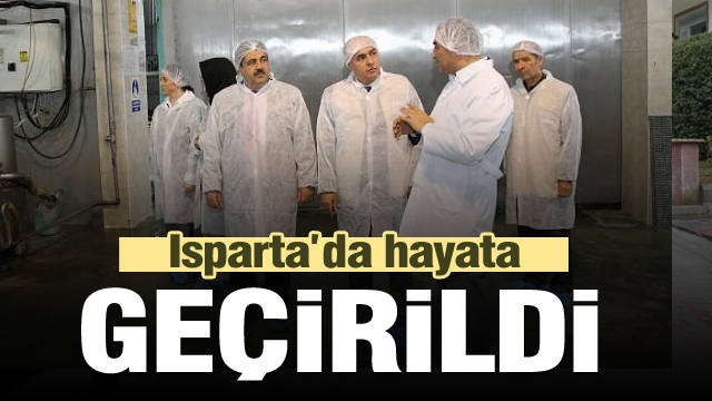 Isparta'da hayata geçirildi!