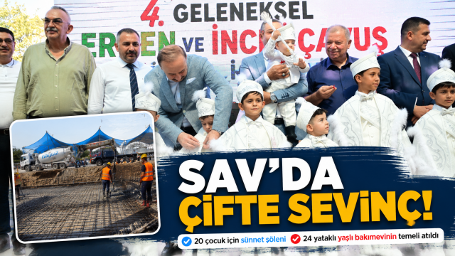 Isparta'da hem s&uuml;nnet ş&ouml;leni hem de yaşlı bakımevi heyecanı