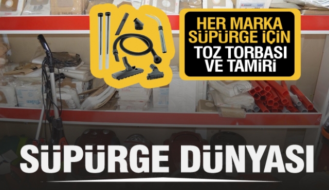 Isparta'da her marka süpürge için  toz torbası ve tamiri