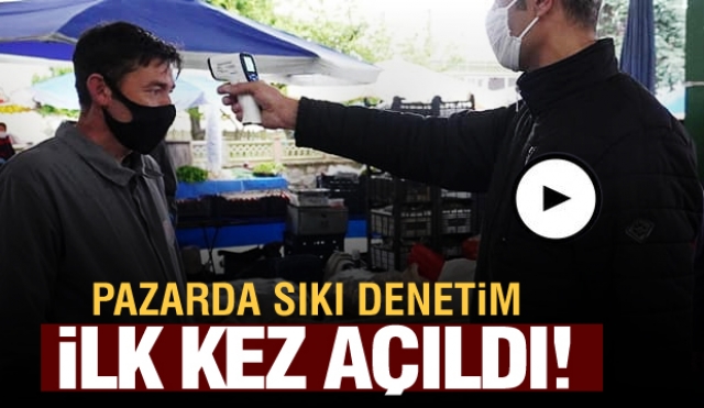 Isparta'da ilk kez pazar pazarı çarşamba pazarına açıldı...