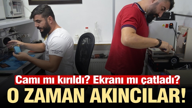 Isparta'da iphone, samsung cam ekran değişimi