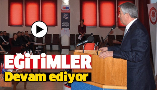 Isparta'da ‘İş Dünyası Kayıtsız Kalmıyor Projesi’eğitimleri devam ediyor