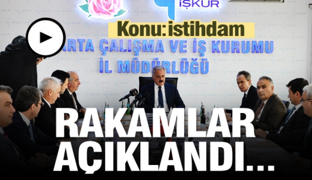 Isparta'da İstihdam ve Mesleki Eğitim Kurulu Toplantısı 