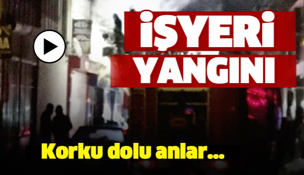 ISPARTA'DA İŞYERİ YANGINI