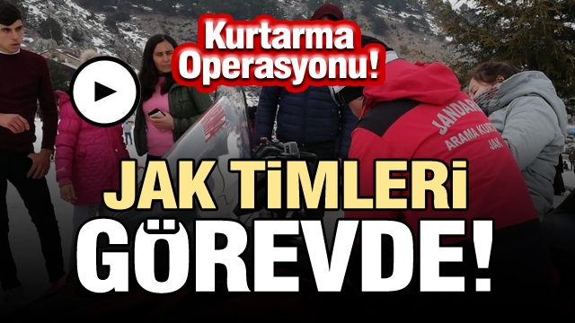Isparta'da JAK Timlerinden kurtarma operasyonu!
