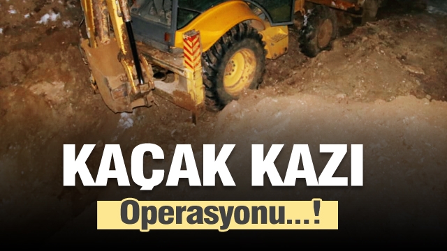 Isparta'da jandarmadan kaçak kazı operasyonu