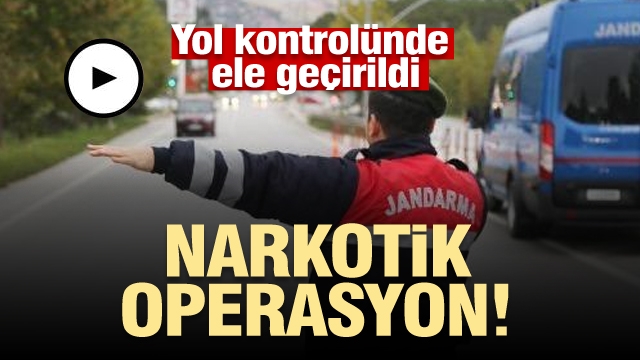 Isparta'da jandarmadan narkotik operasyon