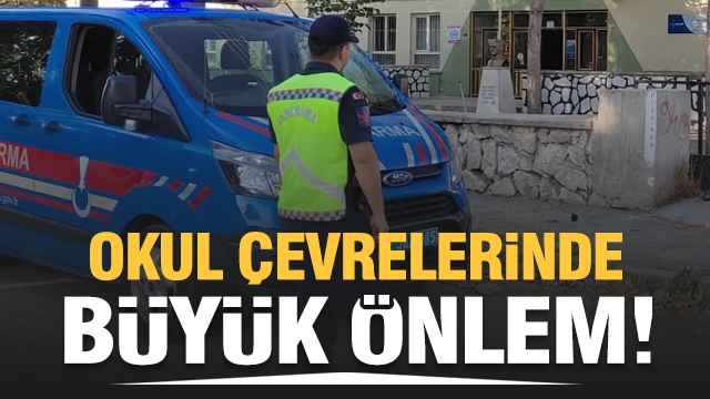 ISPARTA'DA JANDARMADAN OKUL ÇEVRELERİNDE ÜST DÜZEY ASAYİŞ