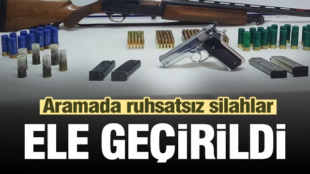 Isparta'da Jandarmadan silah operasyonu