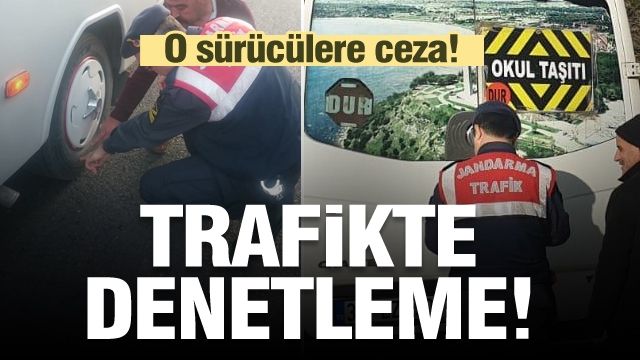 Isparta'da Jandarma'dan Trafik Denetimleri...