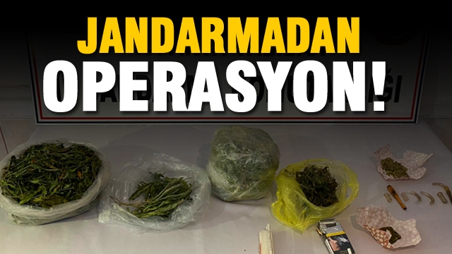 Isparta'da jandarmadan uyuşturucu operasyonu