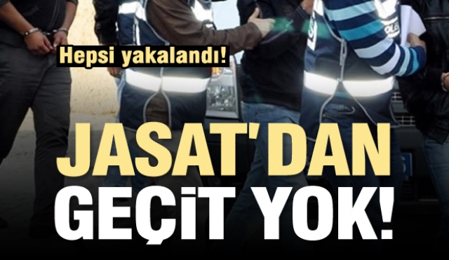 Isparta'da JASAT'dan suça geçit yok! Yakalandılar...