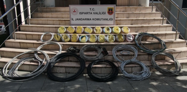 ISPARTA'DA KABLO HIRSIZLIĞI OLAYI