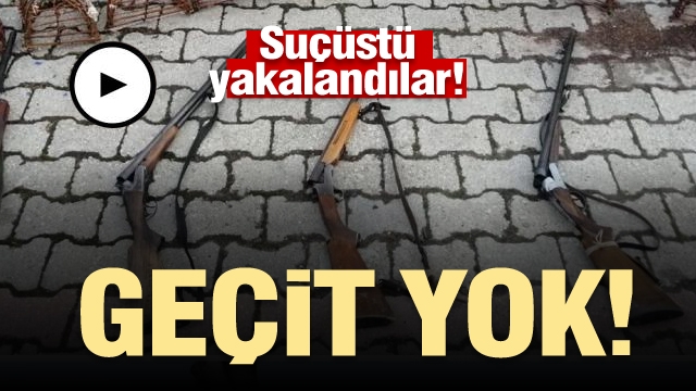 Isparta'da Kaçak Avcılar Suçüstü yakalandı!