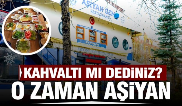ISPARTA'DA KAHVALTI LOKASYONLARININ İLK BAŞINDA AŞİYAN GEMİ GELİYOR!