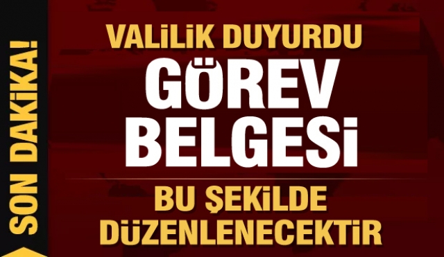 ISPARTA'DA KAMU PERSONELİ VE FİRMA İŞYERİ İÇİN GÖREV BELGESİ DÜZENLEMESİ