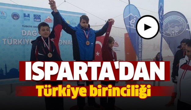 ISPARTA'DAN KATILDI TÜRKİYE BİRİNCİSİ OLDU