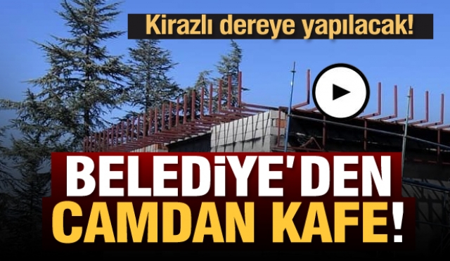 Isparta'da Kirazlı Dereye camdan kafeterya ve restoran