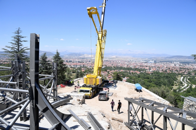 Isparta'da Kirazlıdere’ye Türkiye’nin sayılı ve büyük cam terası yapılıyor