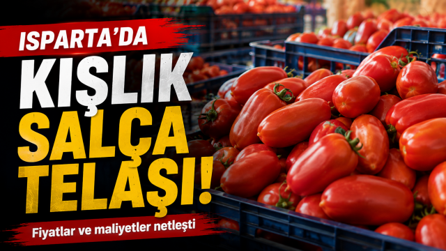Isparta'da Kışlık Sal&ccedil;a Telaşı