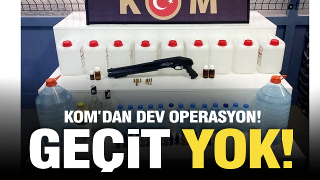 ISPARTA'DA KOM'DAN DEV OPERASYON! GEÇİT YOK!