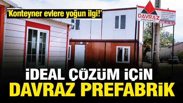 Isparta'da konteyner evler için Davraz Prefabrik en iyi çözümü sunuyor!