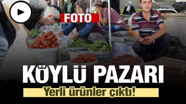 Isparta'da Köylü Pazarı'na  yoğun ilgi! Yerlisi çıktı...