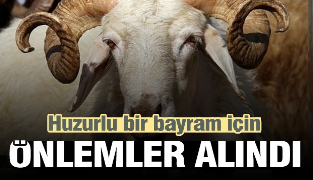 Isparta'da Kurban Bayramı için önlemler alındı