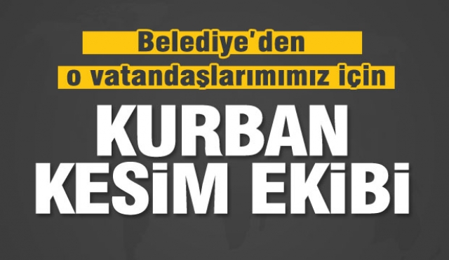 Isparta'da kurban kesim ekibi oluşturuldu
