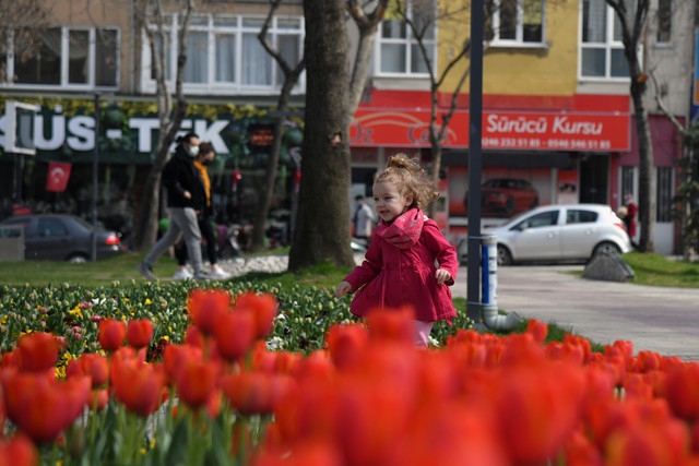 Isparta'da Laleler görsel şölen sunuyor