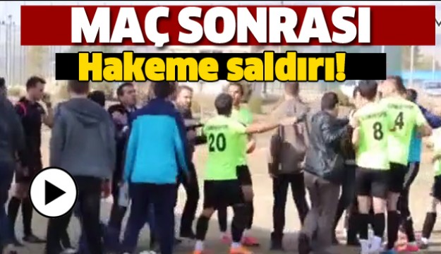 Isparta'da Maç Sonrası Hakeme Saldırı