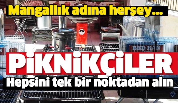 ISPARTA'DA MANGAL MALZEMELERİ BU ADRESTE